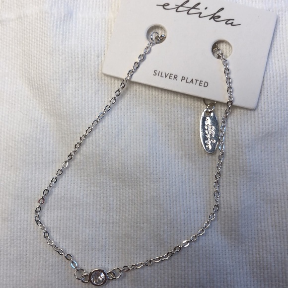 Ettika Solo Stone Bracelet Jewelry Silver Alltrue - Picture 2 of 3